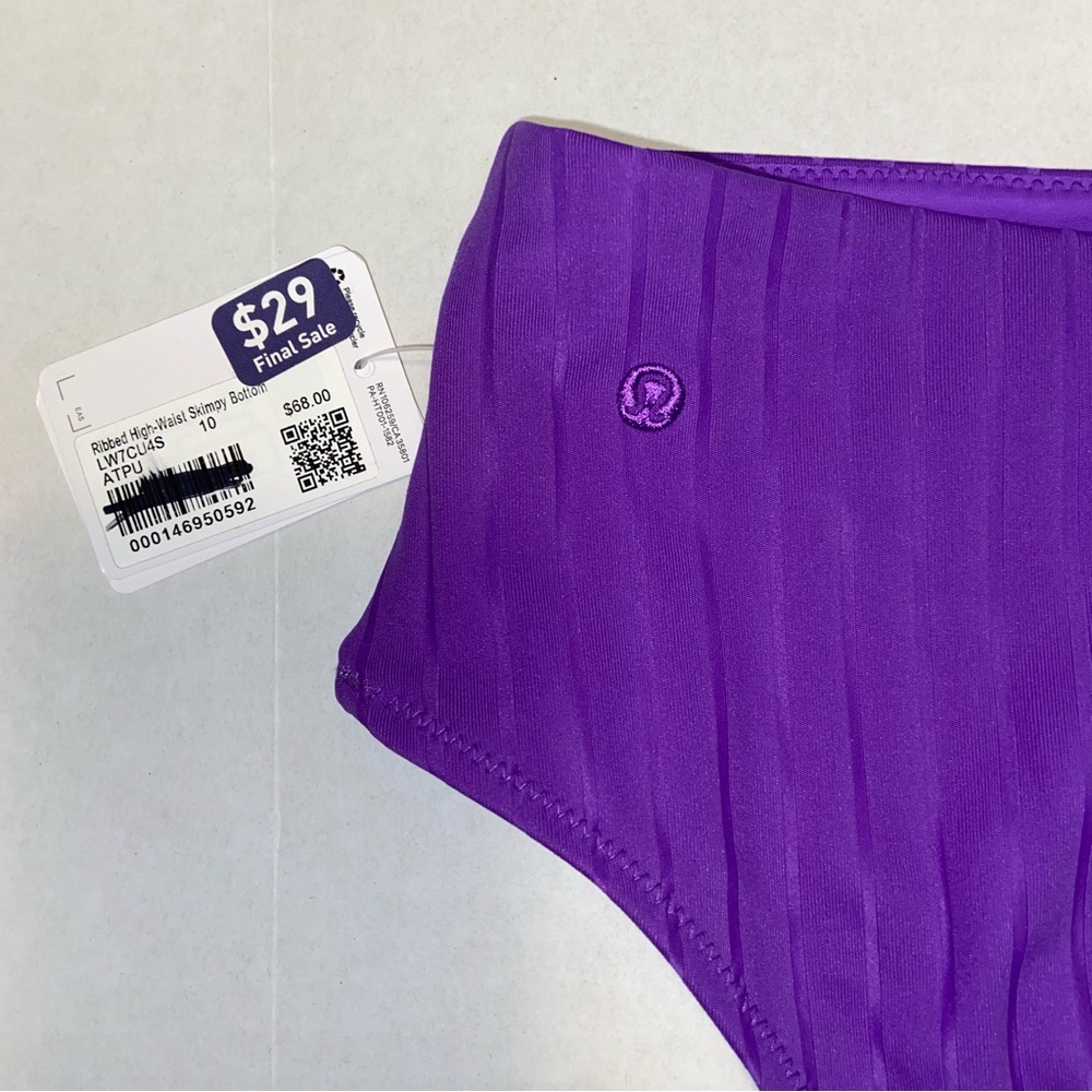 Lululemon Purple Bikini Bottom - Picture 3 of 9